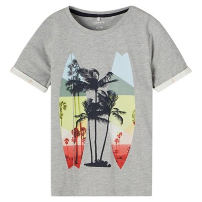 tee-shirt à manches courtes garçon nkmzob ss top