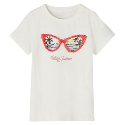 tee-shirt à manches courtes fille nkaimme