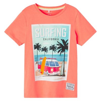 tee-shirt à manches courtes garçon nkmfharma ss top