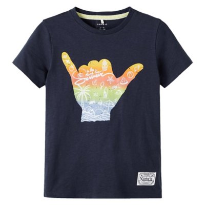 tee-shirt à manches courtes garçon nkmfashion ss top