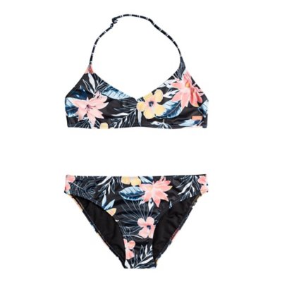 maillot de bain 2 pièces fille flowers tri set