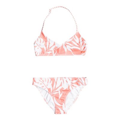 maillot de bain 2 pièces fille flowers tri set