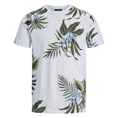 tee-shirt à manches courtes homme jprblatropic aop ss crew neck s