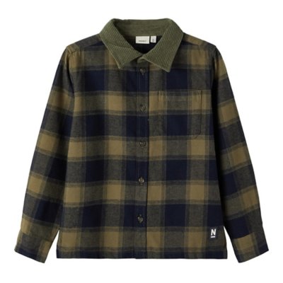 chemise à manches longues garçon nkmlimalle ls shacket