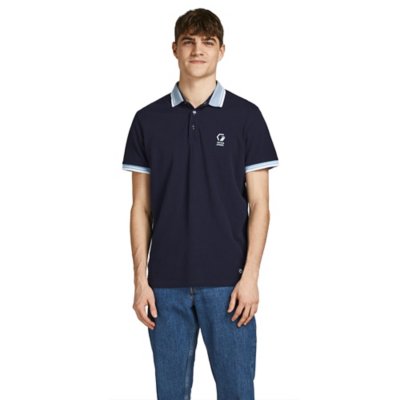 polo à manches courtes homme jcologan ss sn