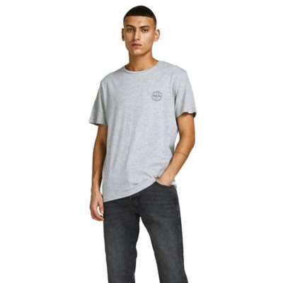 tee-shirt à manches courtes homme jjegordon shark ss crew neck no