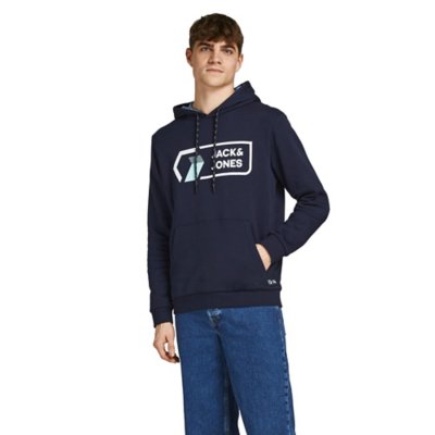 sweatshirt à capuche homme jcologan