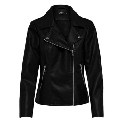 veste femme onlmelisa faux leather biker cc otw