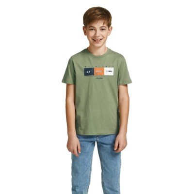 tee-shirt à manches courtes garçon jorbrady crew neck