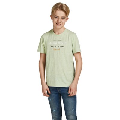 tee-shirt à manches courtes garçon jorpop branding crew neck