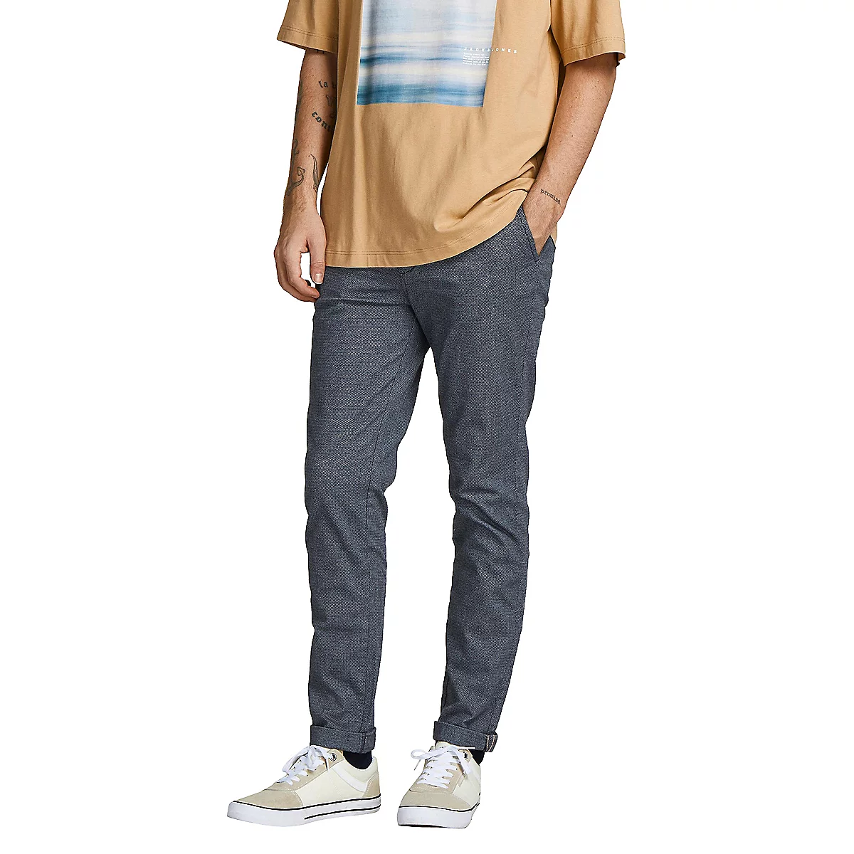 pantalon homme jjimarco jjfury akm faded denim noo