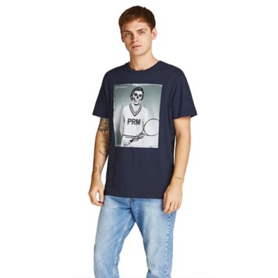 tee-shirt à manches courtes homme jprblavuz crew neck