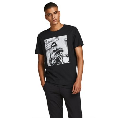 tee-shirt à manches courtes homme jprblavuz crew neck