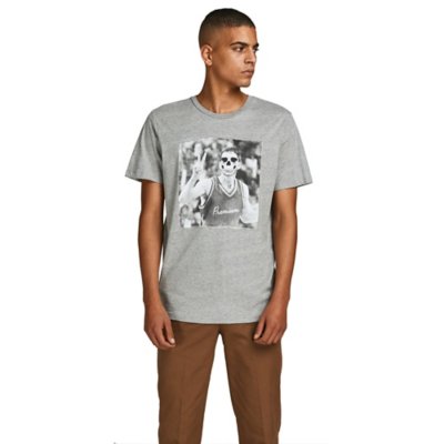 tee-shirt à manches courtes homme jprblavuz crew neck