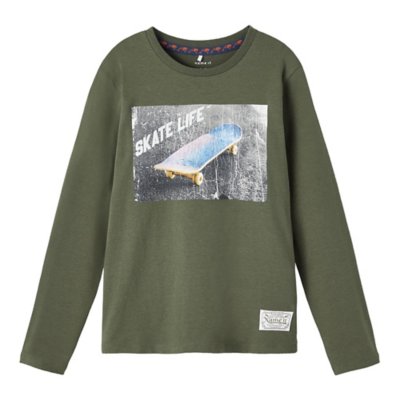 tee-shirt à manches longues garçon nkmlabakka ls top