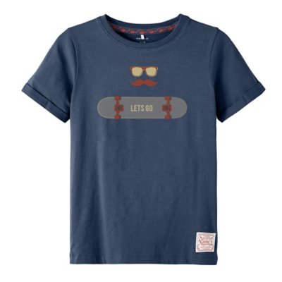 tee-shirt à manches courtes garçon nkmlipsha ss top
