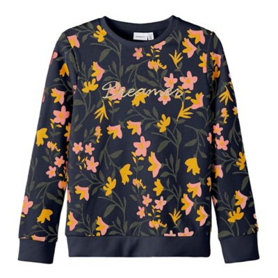 sweatshirt fille nkflobina ls
