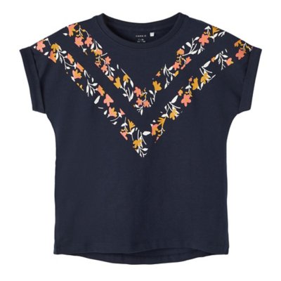 tee-shirt à manches courtes fille nkflurita ca