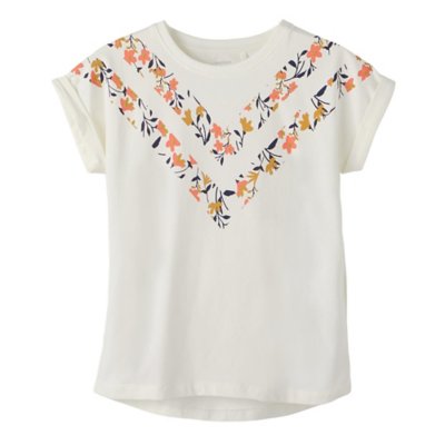tee-shirt à manches courtes fille nkflurita ca
