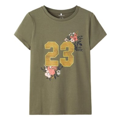 tee-shirt à manches courtes fille nkflollege s