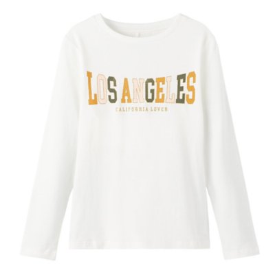 tee-shirt à manches longues fille nkfla ls top