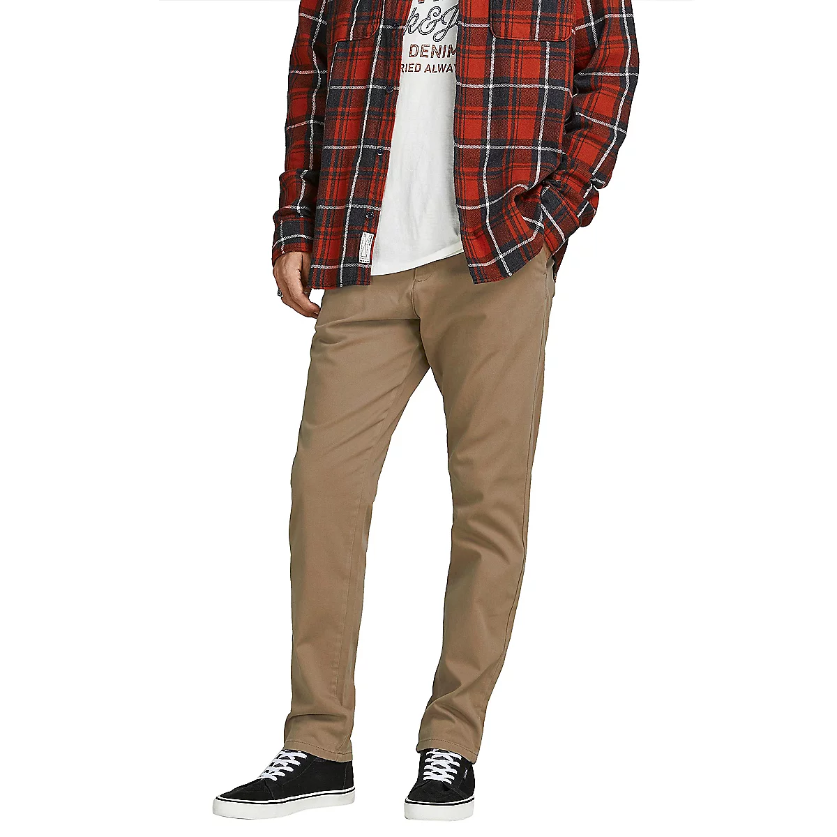 pantalon chino homme jpstollie jjjagger sa beige noos