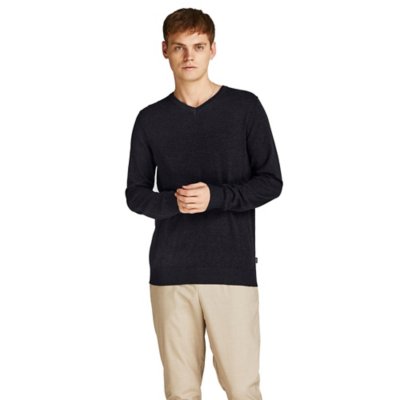 pull homme jjeemil knit v-neck noos