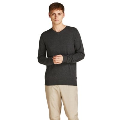 pull homme jjeemil knit v-neck noos