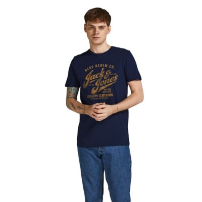 tee-shirt à manches courtes homme jprblubooster crew neck mar2
