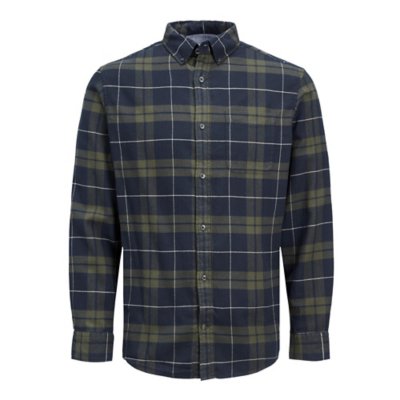 chemise à manches longues homme jjeclassic check l/s au22 sn