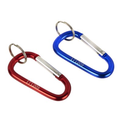 mousqueton 8 cm - lot de 2