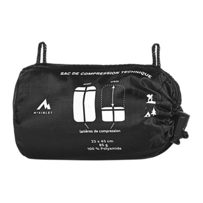 sac de couchage de compression technique