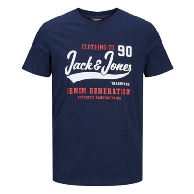 tee-shirt à manches courtes homme jjelogo ss o-neck 2 col aw22 sn