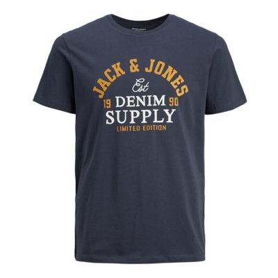 tee-shirt à manches courtes homme jjelogo ss o-neck 2 col aw22 sn