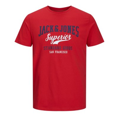 tee-shirt à manches courtes homme jjelogo ss o-neck 2 col aw22 sn