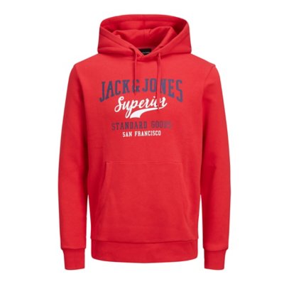 sweatshirt à capuche homme jjelogo 2 col 22/23 noos