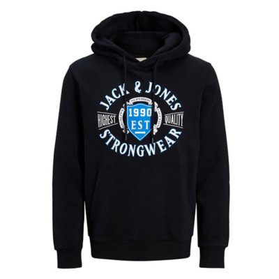 sweatshirt à capuche homme jjnewdenim