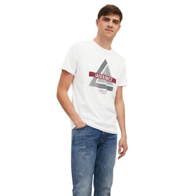 tee-shirt à manches courtes homme jjmeraj ss crew neck