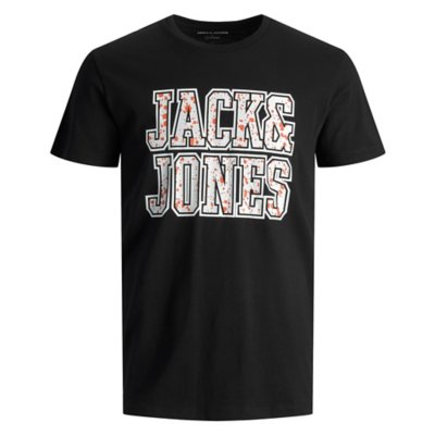 tee-shirt à manches courtes homme jjneon dot ss crew neck