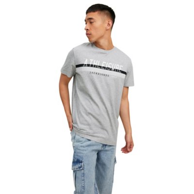 tee-shirt à manches courtes homme jjiron ss crew neck