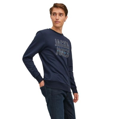 sweatshirt homme jjxilo crew neck