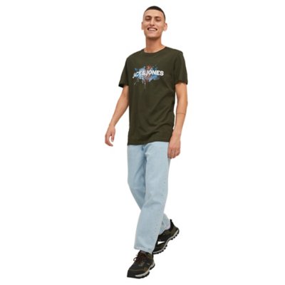 tee-shirt à manches courtes homme jjtear ss crew neck