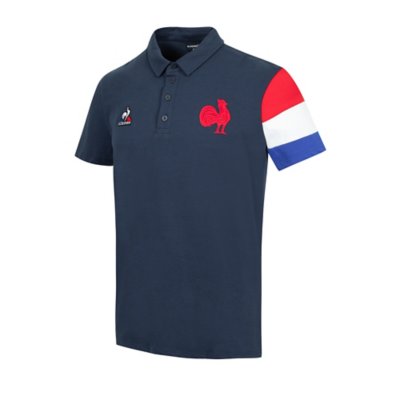 polo de rugby homme ffr xv de france 2022