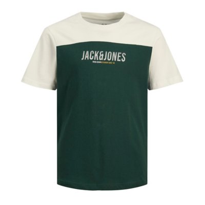 tee-shirt à manches courtes garçon jjedan blocking ss o-neck noos