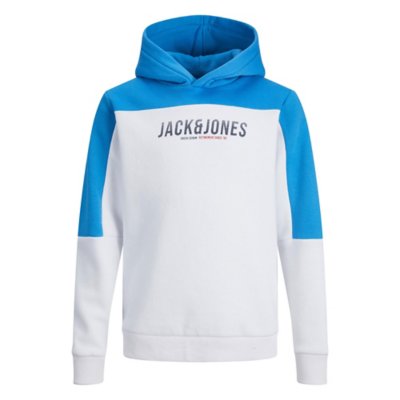 sweatshirt à capuche garçon jjedan blocking noos