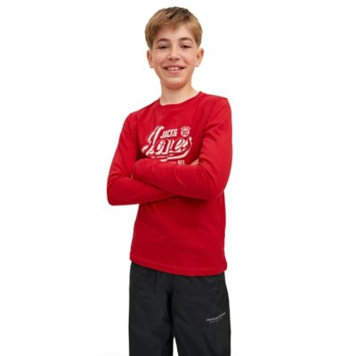 tee-shirt à manches longues garçon jjejeans ls o-neck noos 22/23 j