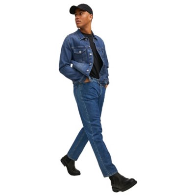 veste en jean homme jjialvin jjjacket akm 004 noos