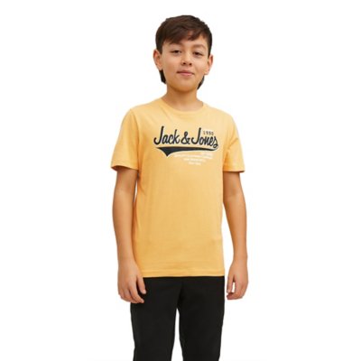 tee-shirt à manches courtes garçon jjelogo o-neck 2col aw22 noo