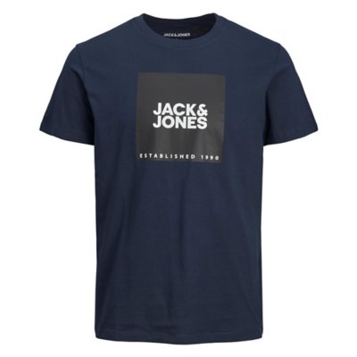 tee-shirt à manches courtes homme jjlock ss crew neck