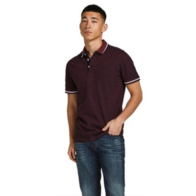 polo à manches courtes homme jjepaulos ss noos